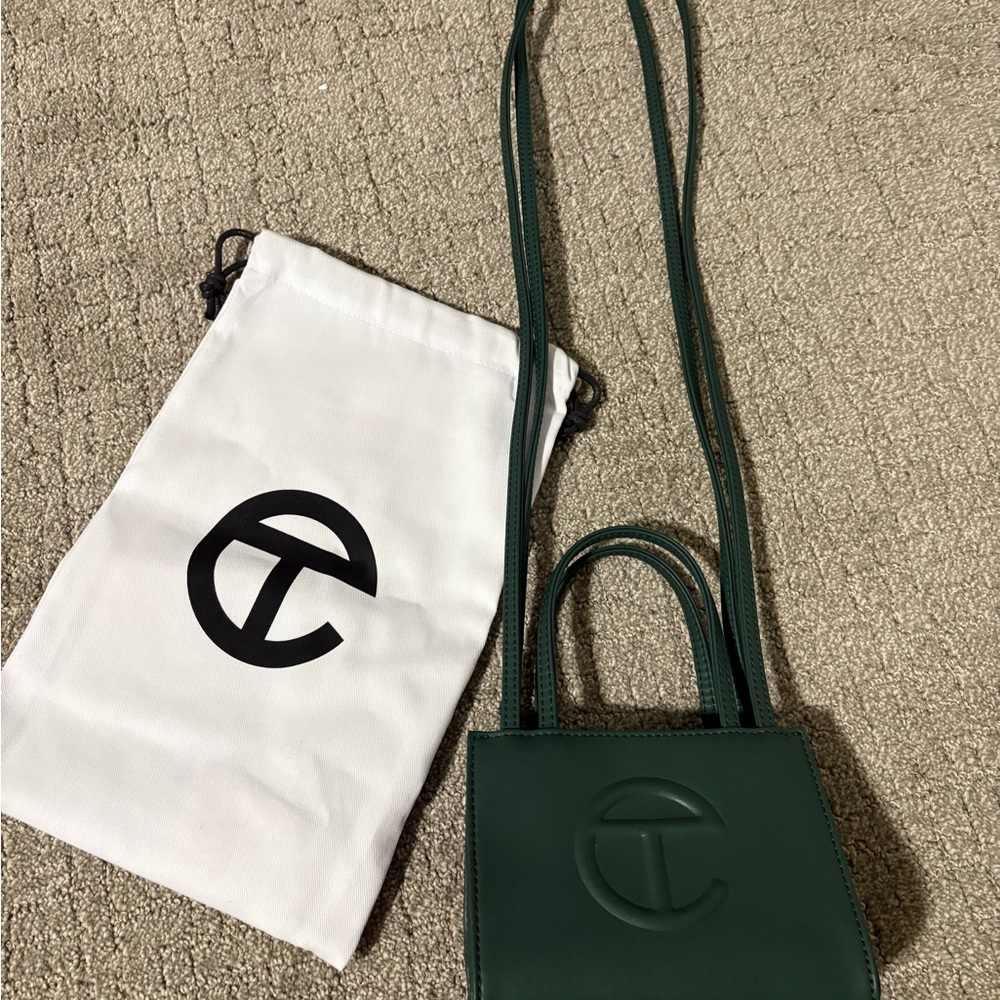 Telfar Green Mini Shopping Bag